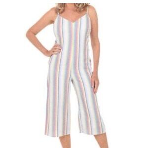 Lily Black Striped Multicolor Jumpsuit